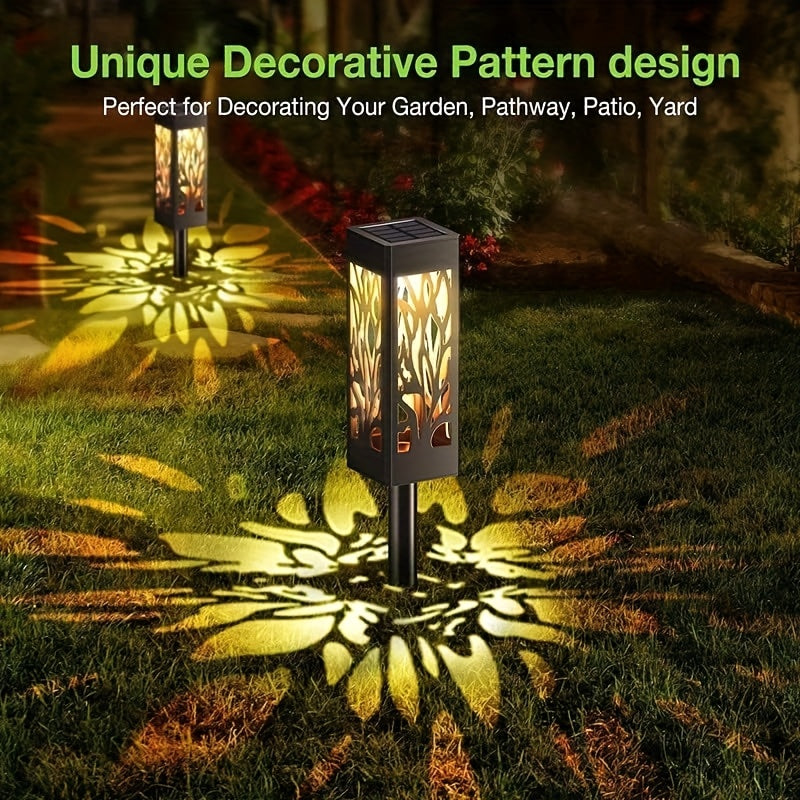 Solar Pathway Light Outdoor Light, 2/8/16-Pack Upgraded Outdoor Solar Light, Suitable for Outdoor Use, IPX5 Waterproof Solar Garden Light, Suitable for Courtyard Path Walkway Decorative Landscape Lighting