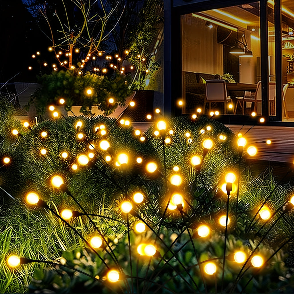 40/20/10 LED Solar Firefly Light Outdoor Solar Lighting LED Garden Decoration 8 Modes Adjustable Cafe Decoration Park Decoration Commercial Lighting Landscape Lawn Path Decoration Light Up Your Garden Halloween Decoration