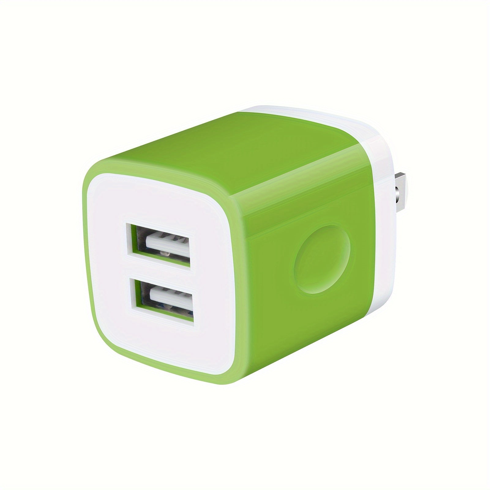 1pc USB Wall Charger, Charger Adapter, 2.1A/10W Dual Port Fast Charging Plug Box, Suitable for iPhone 15 14 13 12 11 Pro Max 10 SE X 8 7 Plus Samsung Power Block Fast Charging Box