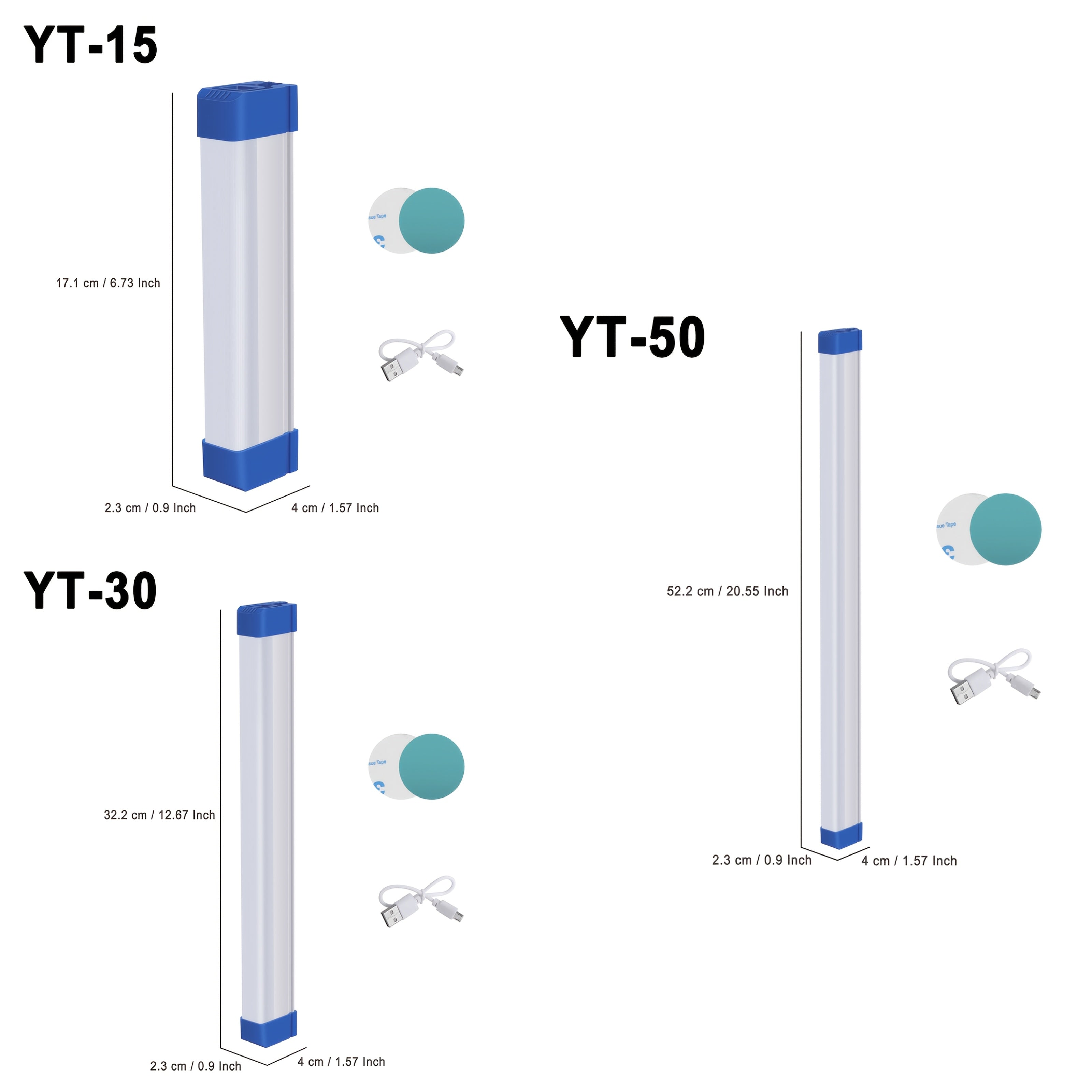 Multi-functional magnetic emergency tube light, can be hung, handheld, or magnetically attached, high brightness, multi-purpose for tents, night barbecues, power outage emergencies, wardrobe lighting, hazard warnings, etc.