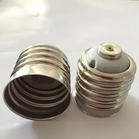 b2b E39/40灯帽无焊料铁铜可用E39/40灯帽