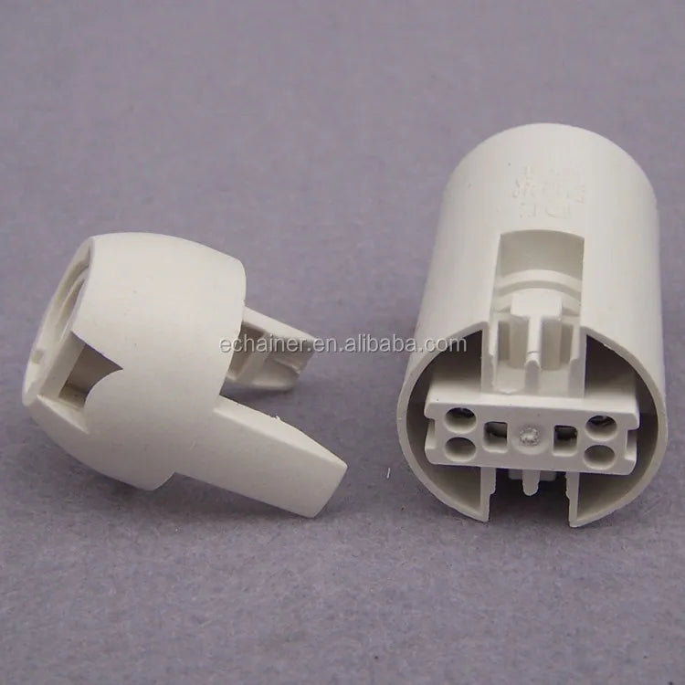 b2b Factory price plastic E14 plastic white or black lamp holder base