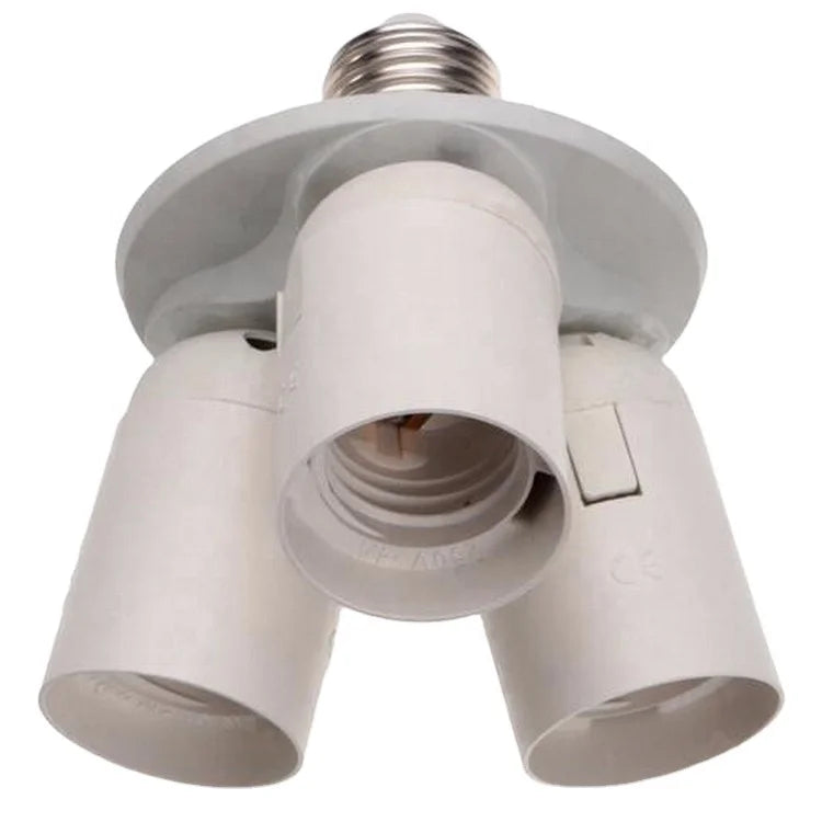 b2b E27 to 3E27 lampholder lamp socket lamp adapter