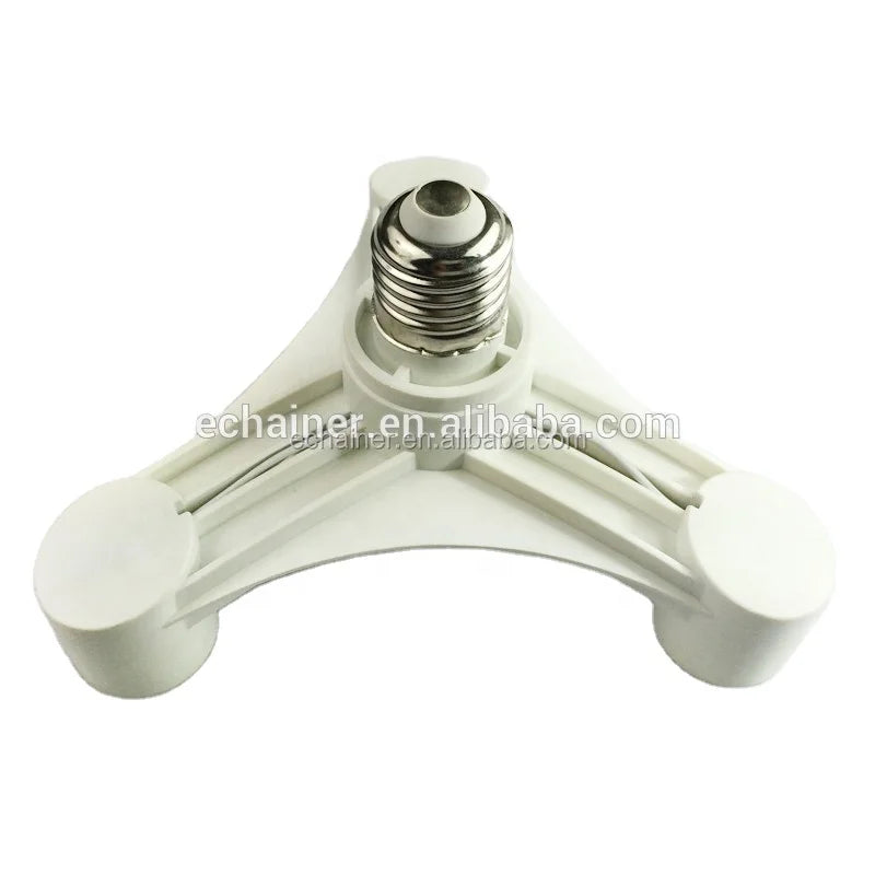 b2b High quality E27 to 3E27 lampholder converter CEROHS certified