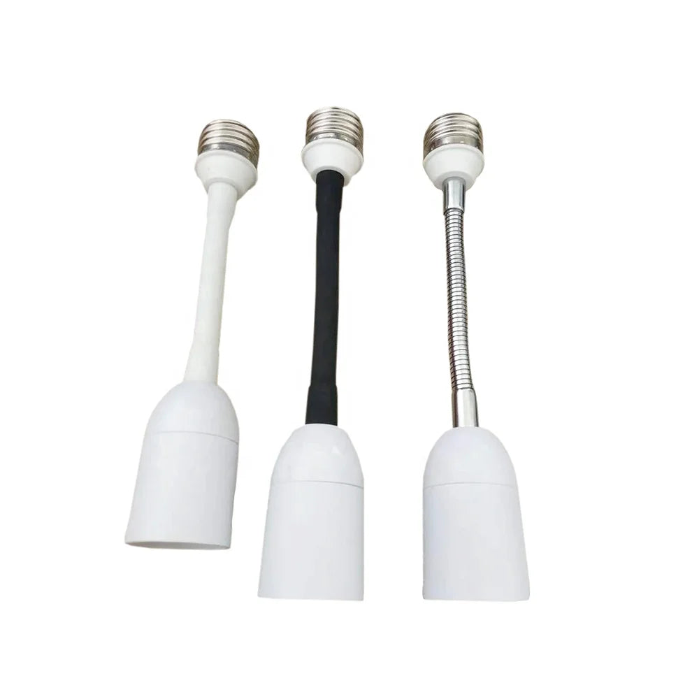 b2b High quality E27 to E27 with 20cm flexible cable lampholder