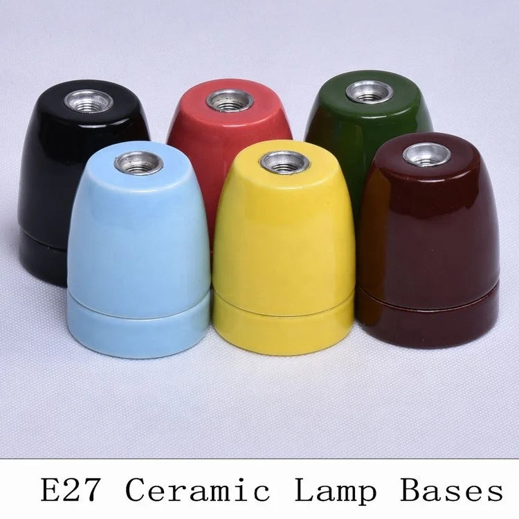 b2b Hot sale E27 ceramic lampholder industrial retro antique vintage Edison screw bulb lamp socket