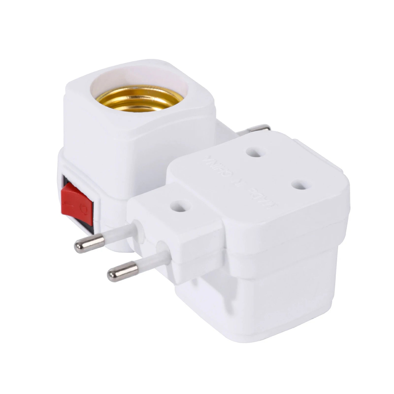 b2b LED bulb socket base holder EU US AU plug adapter on/off switch lighting accessories