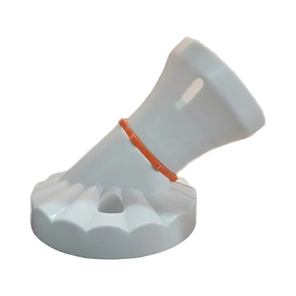 b2b East Africa electric wood B22 pin E27 double wall bulb socket with rubber wood angled lamp holder