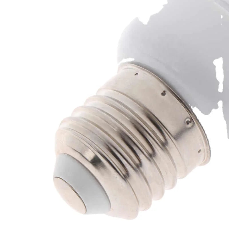 b2b E27 ABS US/EU plug high-quality connector accessory bulb holder lighting fixture bulb base screw adapter white lamp socket
