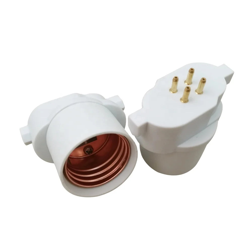 b2b Hot sale GY10Q to E27 white lampholder LED bulb socket