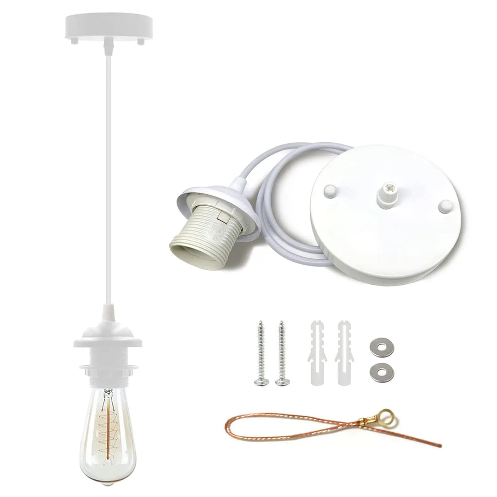 b2b high-quality E27 lamp holder large screw base exposed mounting lamp holder lampshade fixing LED bulb lighting accessories