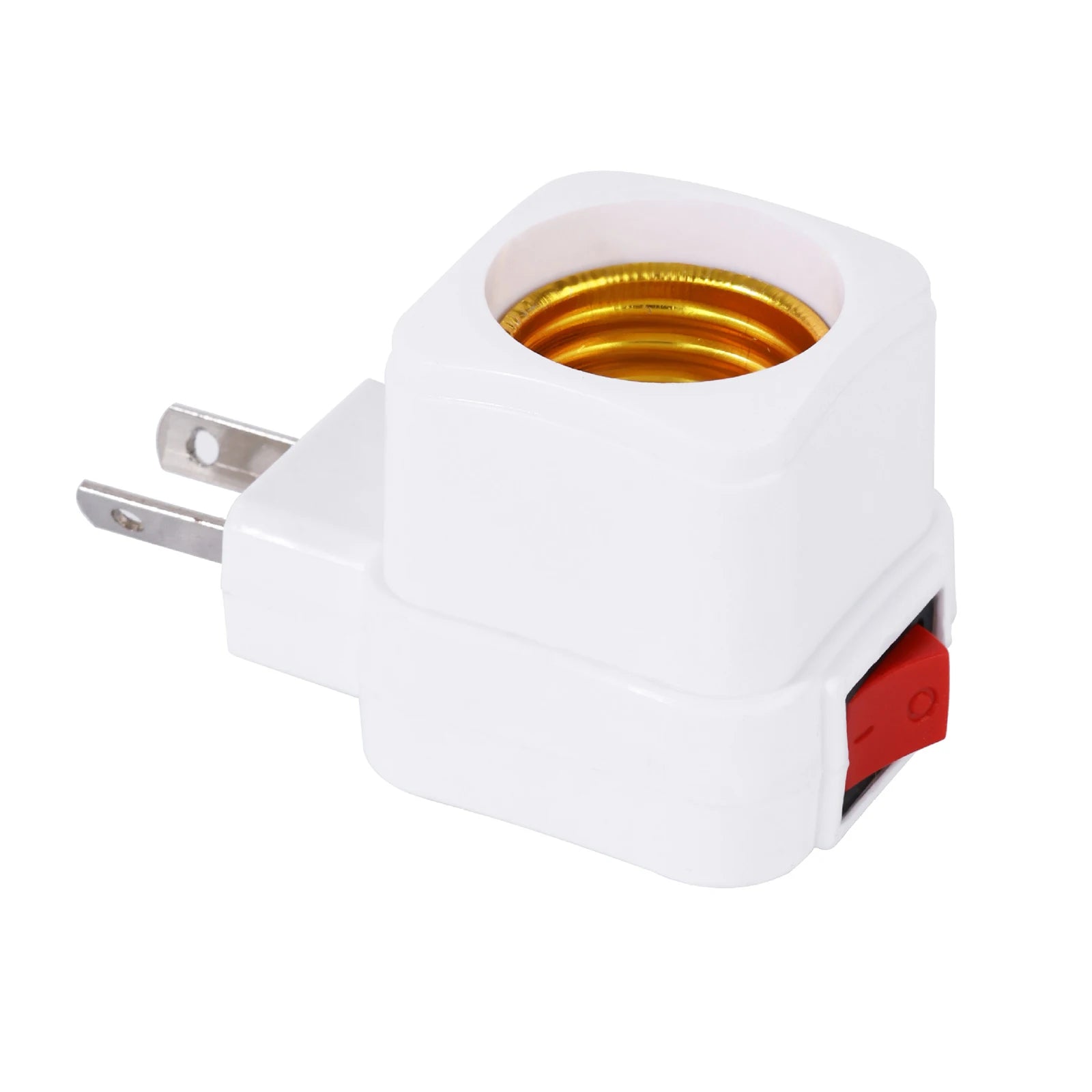 b2b LED bulb socket base holder EU US AU plug adapter on/off switch lighting accessories