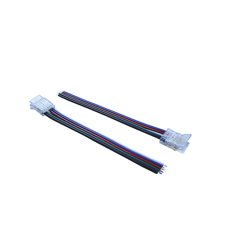 b2b 5-pin LED strip connector with 10cm cable RGBW COB solderless connector