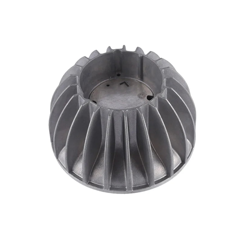b2b Custom industrial lighting fixture parts custom aluminum die-casting powder pattern metal die-casting zinc die-casting