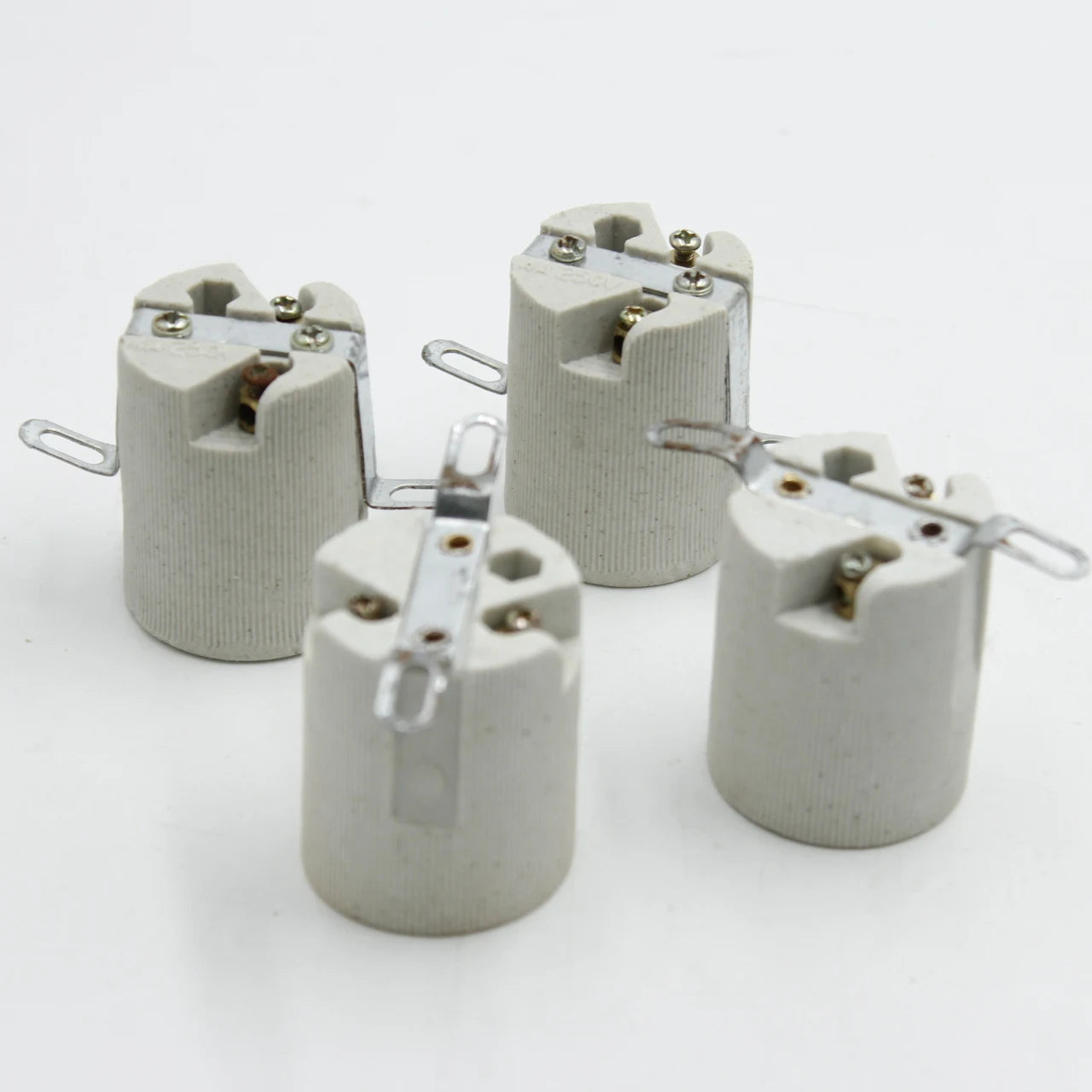 B2B Electric Decorative Ceramic Lamp Holder - E27 Ceramic Light Socket for Lighting Accessories  French: Douille céramique décorative électrique E27 - Accessoires d'éclairage pour prise en céramique B2B