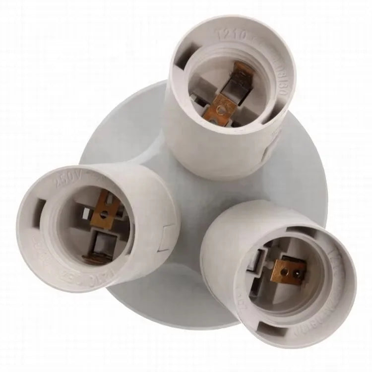 b2b New type E27 to 3E27 lampholder base adapter converter for 3E27 bulb adapter