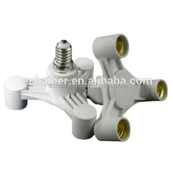 b2b High quality E27 to 3E27 lampholder converter CEROHS certified