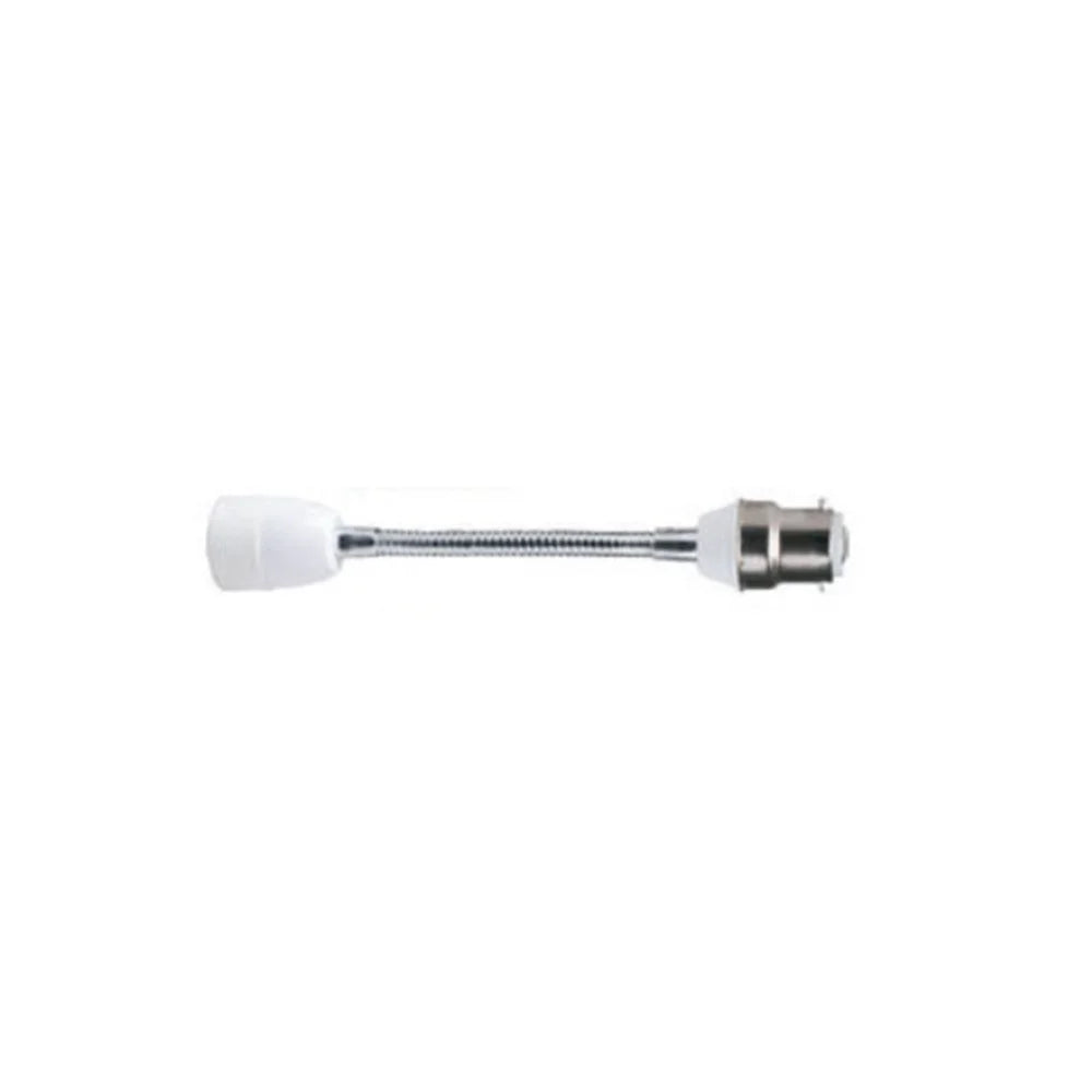 b2b High quality B22 to E27 2E14 with cable 10cm flexible lampholder