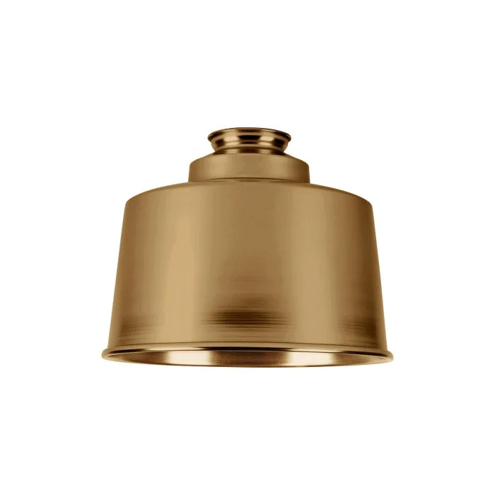 b2b Custom metal spinning part brass lampshade, 8 inch