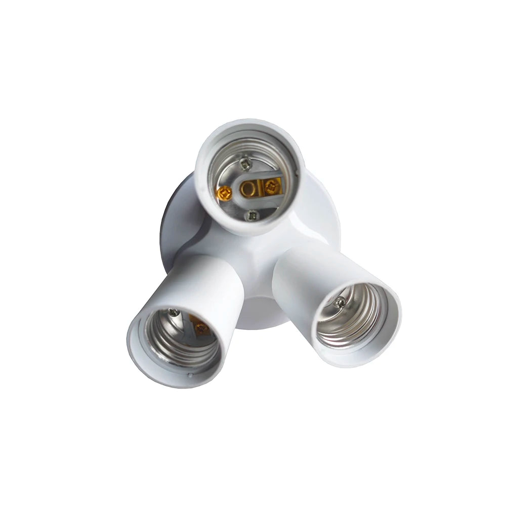 b2b High quality E27 to 3E27 lampholder adapter converter