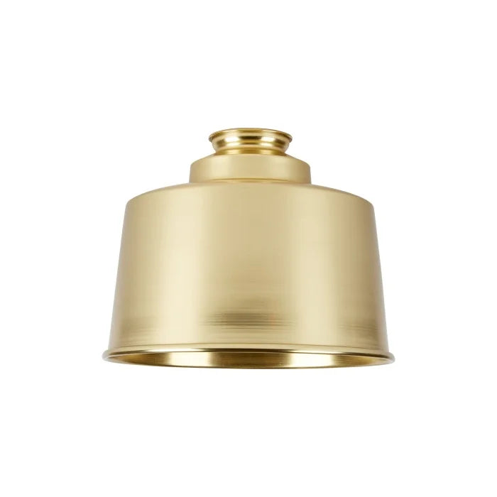b2b Custom metal spinning part brass lampshade, 8 inch