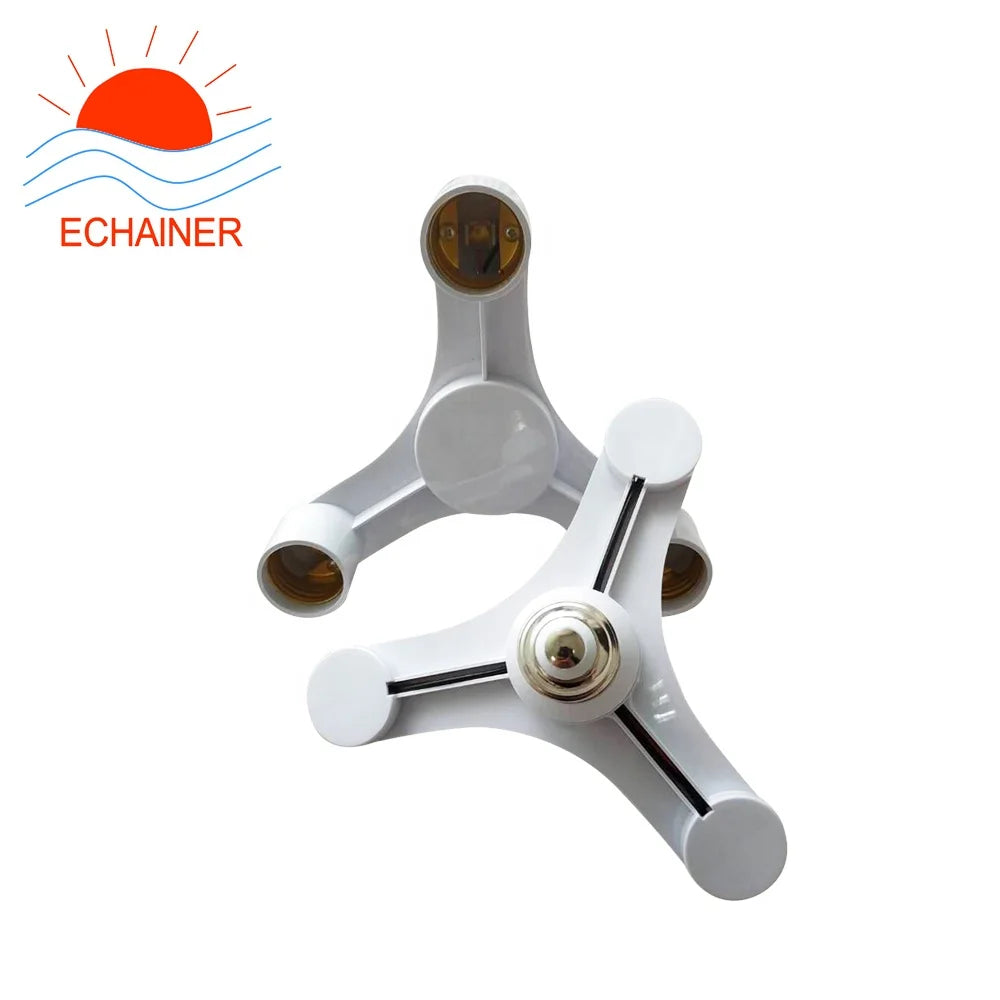 b2b High quality E27 to 3E27 lampholder adapter converter