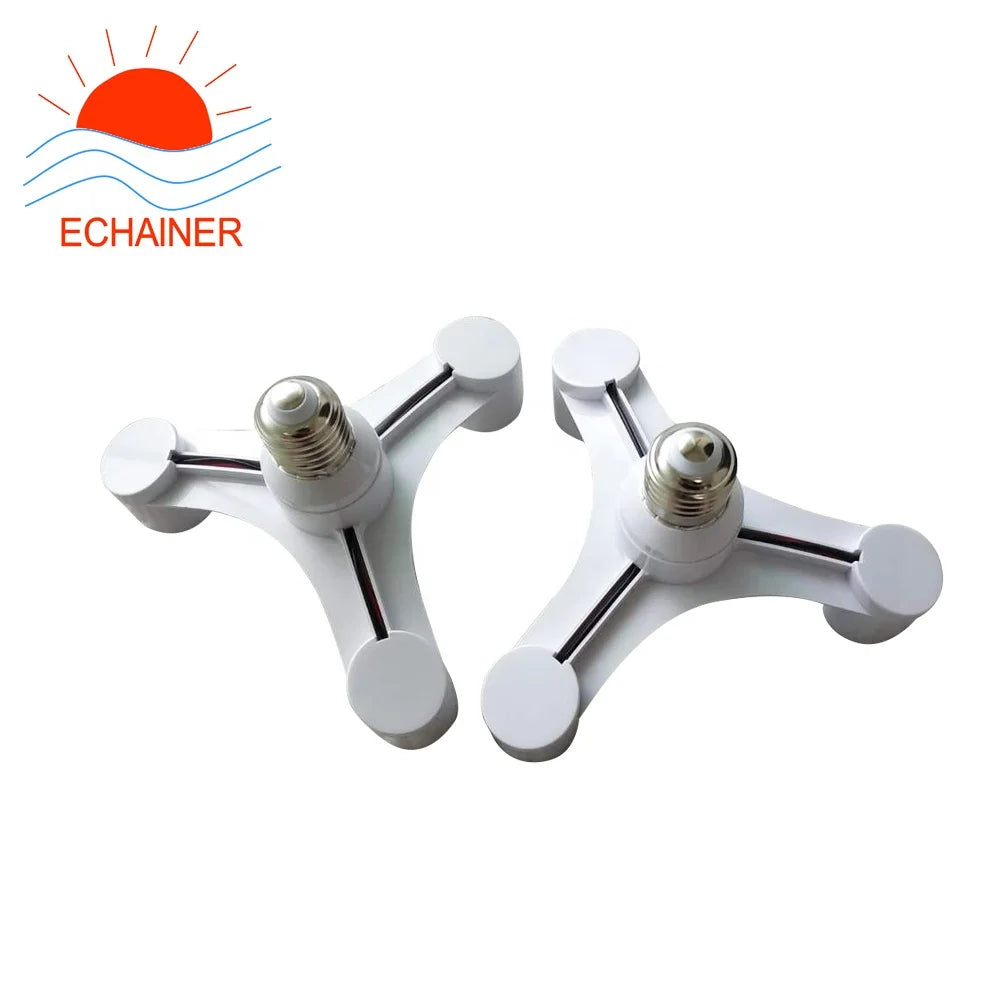 b2b High quality E27 to 3E27 lampholder adapter converter