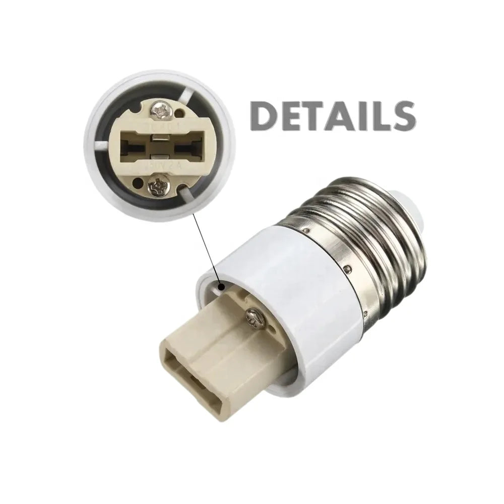 b2b Hot sale E27 to G9 light converter G9 to E27 LED lamp lampholder socket