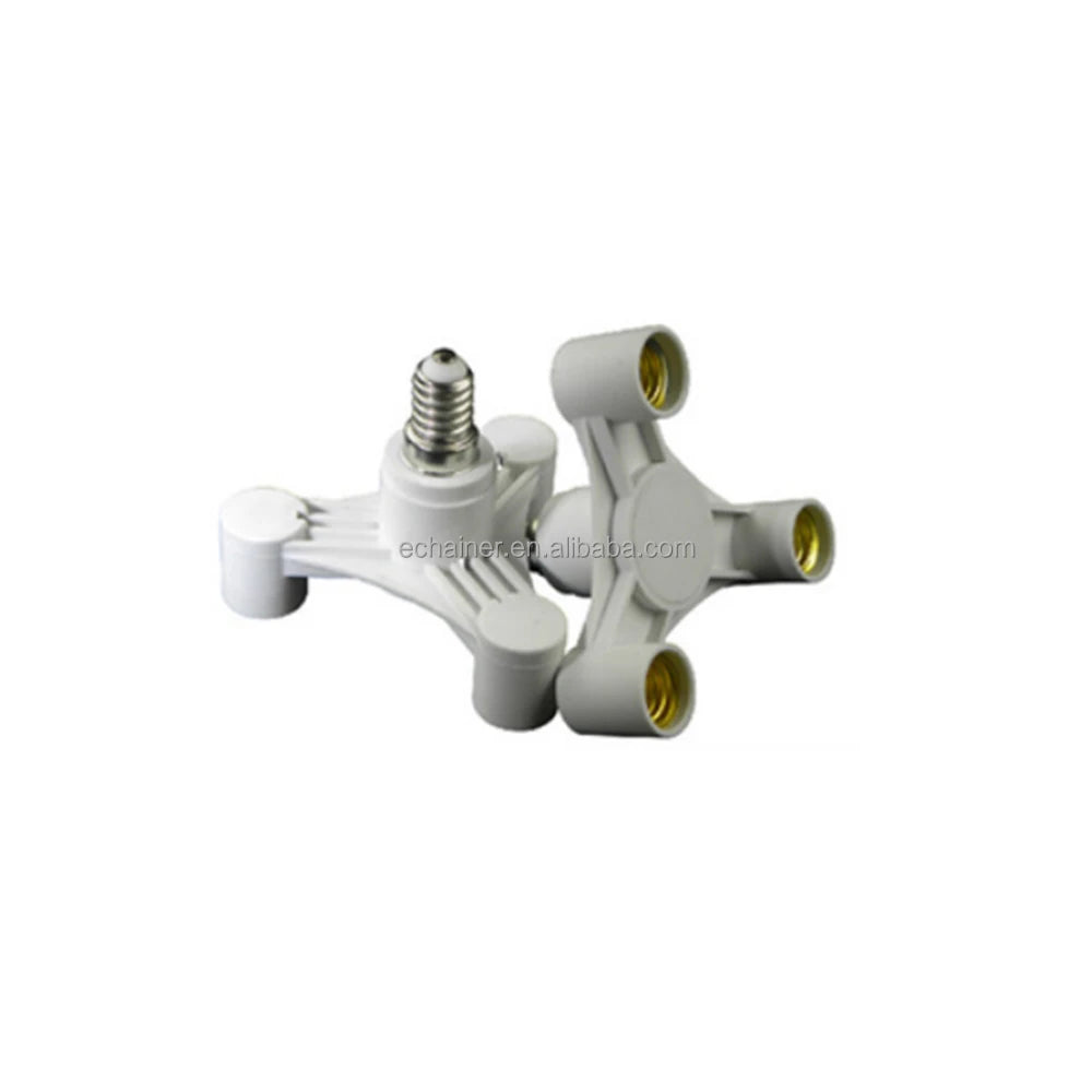 b2b High quality E27 to 3E27 lampholder converter CEROHS certified
