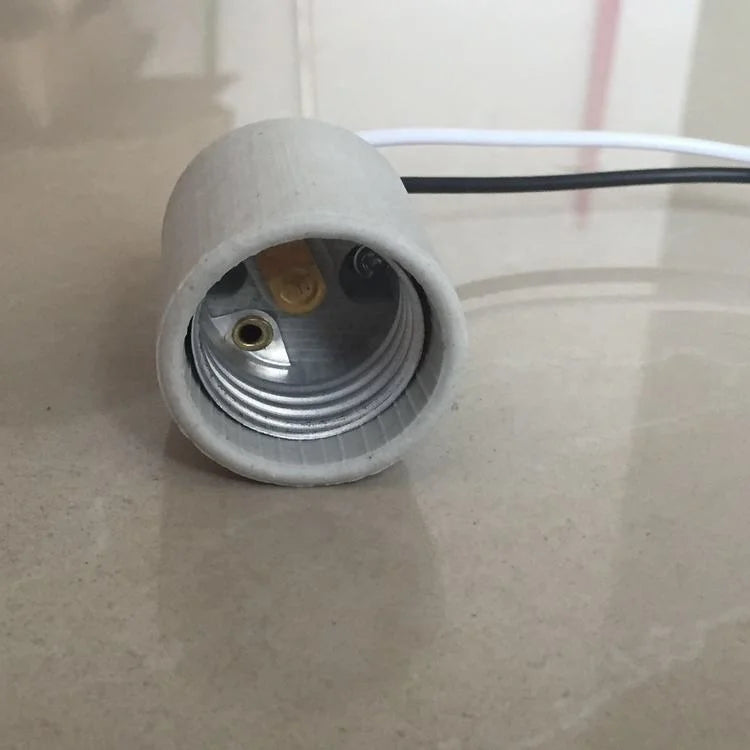 b2b E26 socket ceramic lampholder VDE or AWG #15cm length lampholder