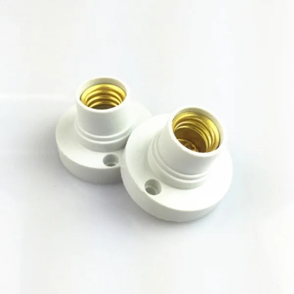 B2B Plastic &amp; Ceramic Lamp Holders E27 E14 Edison Base Socket LED Lighting Screw Lamp Parts