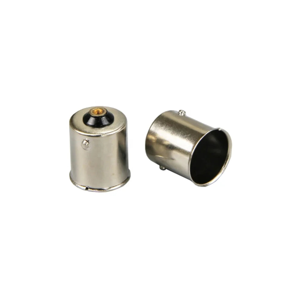 b2b B15S lamp cap iron or copper plated bayonet type B15S metal LED lampholder for automotive bulb management