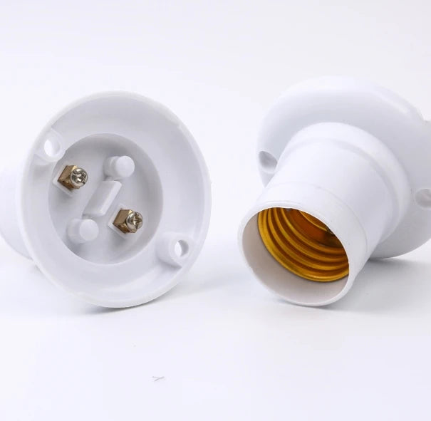 B2B Plastic &amp; Ceramic Lamp Holders E27 E14 Edison Base Socket LED Lighting Screw Lamp Parts