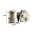 b2b Hot sale B22 cap solderless lamp cap iron plated lamp holder