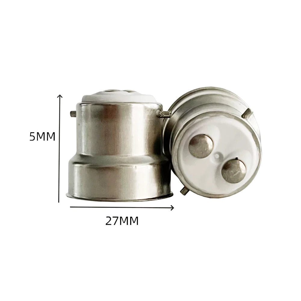 b2b Hot sale B22 cap solderless lamp cap iron plated lamp holder