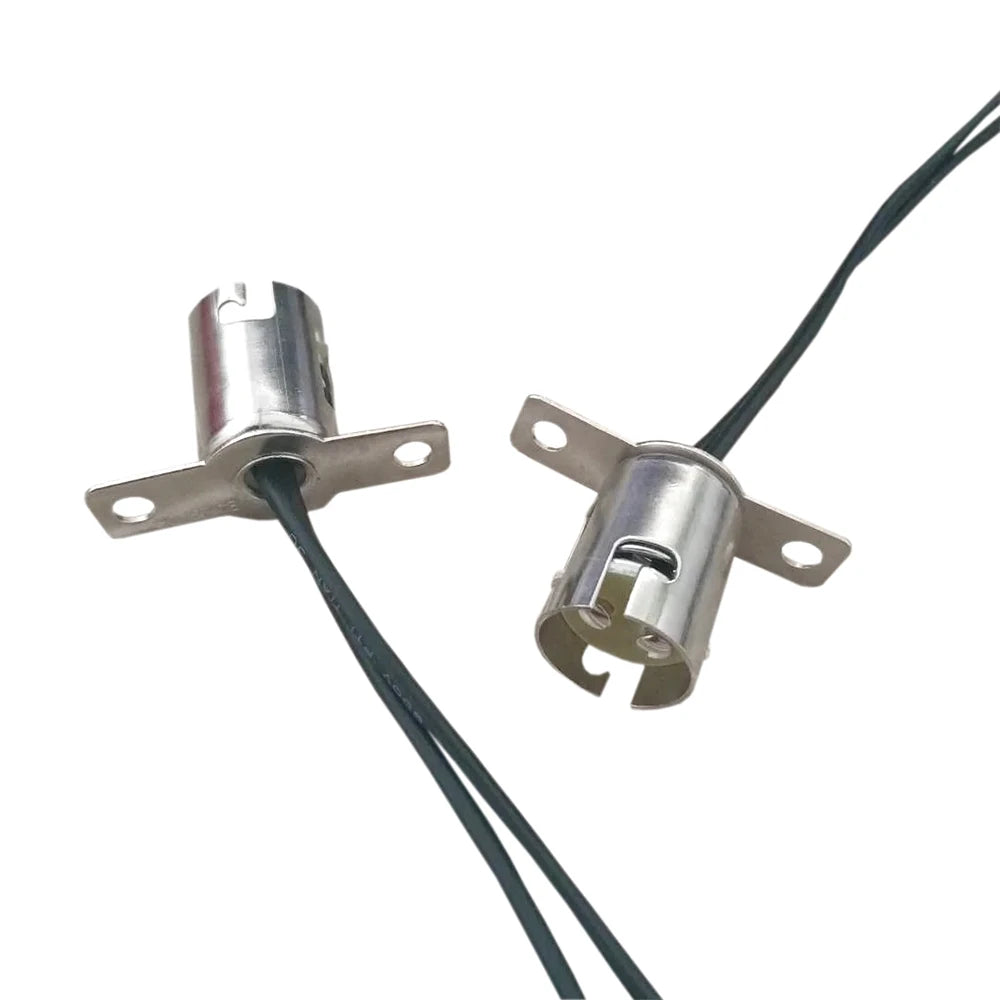 b2b BAY15D bulb socket with 15cm cable heat clamp BAY15D lampholder adapter
