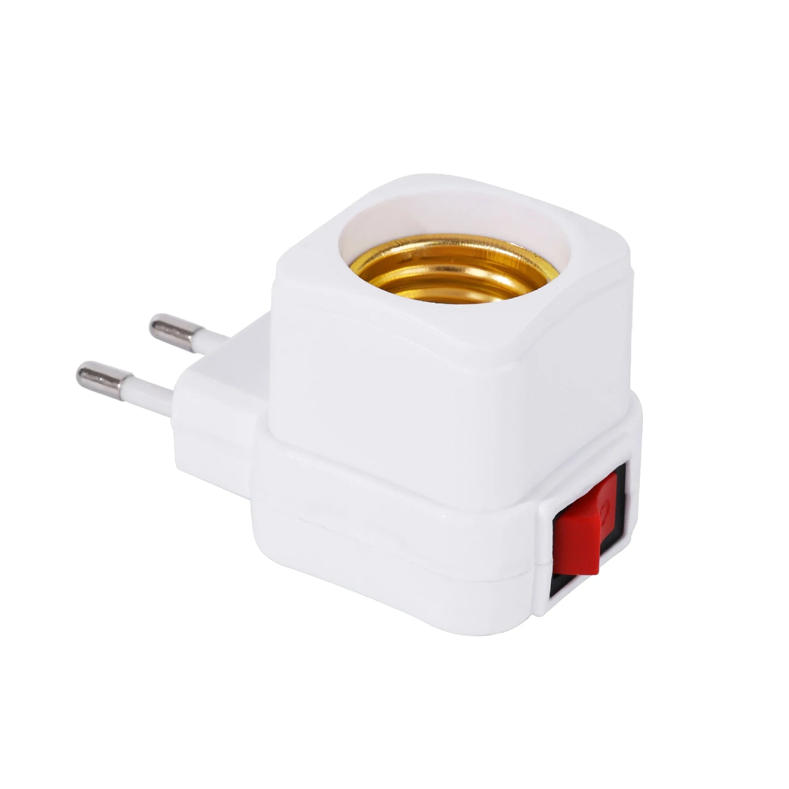 b2b LED bulb socket base holder EU US AU plug adapter on/off switch lighting accessories