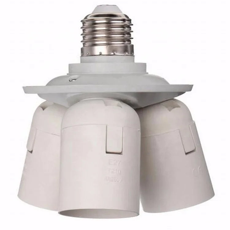 b2b E27 to 3E27 lampholder lamp socket lamp adapter