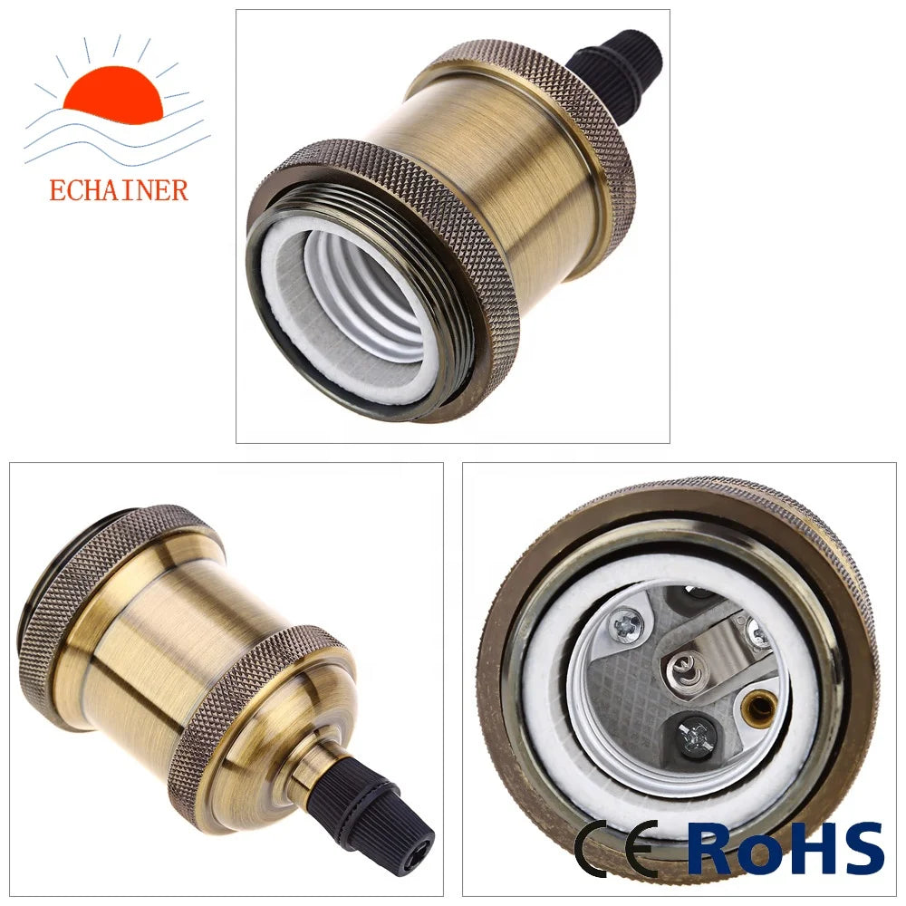 b2b High quality aluminum E26/E27/retro lampholder lamp base