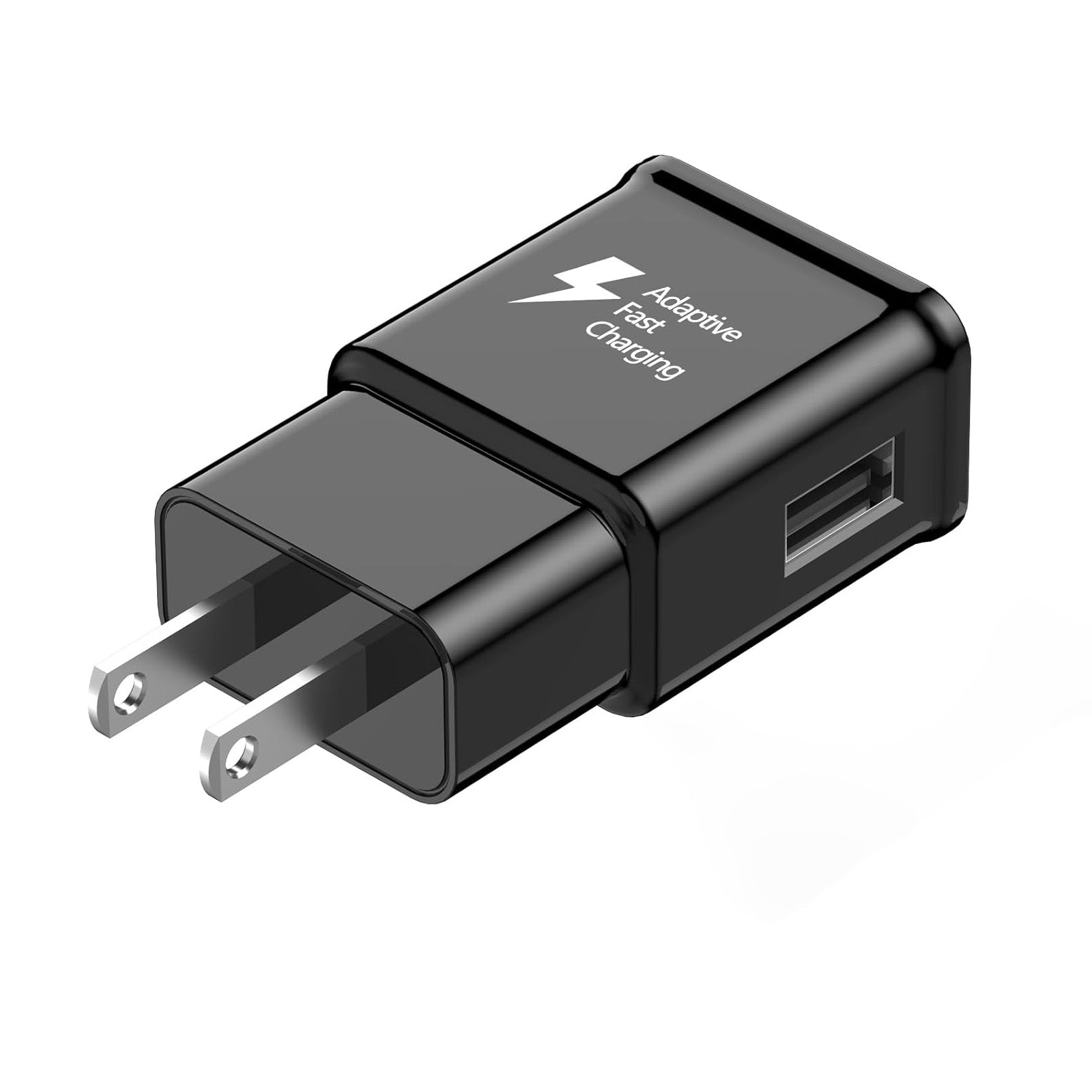 Charger Adapter Compatible with Samsung S25/S24/S23/S22/S22 Ultra/S21/S20/S10/S9/S8/S7/Edge/Note 10 Fast Charging (White, Black, Pack of 1/2)