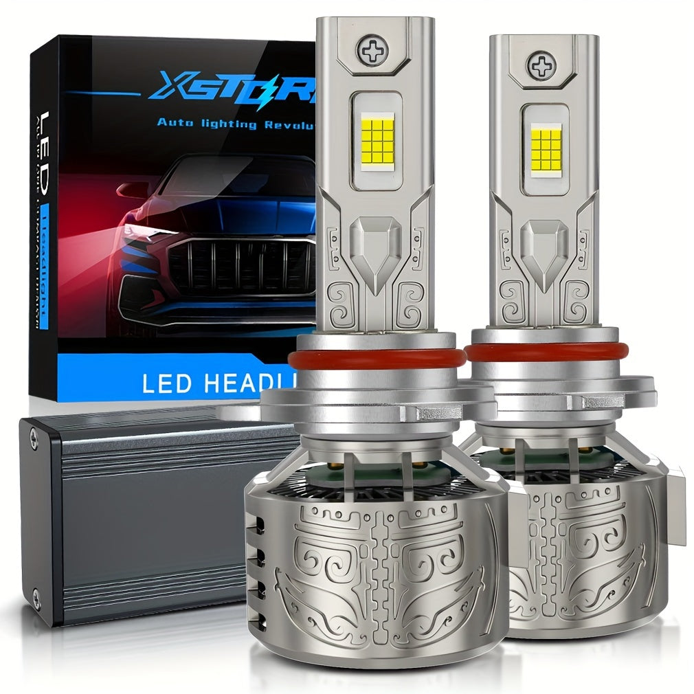 Xstorm 2Pcs 130W High Power H4 H7 H11 Super Bright LED Car Lights 40000Lm H1 H3 9005 HB3 9006 HB4 CPS Chip Car Fog Light Canbus Light 9012 Hir2 Car Light