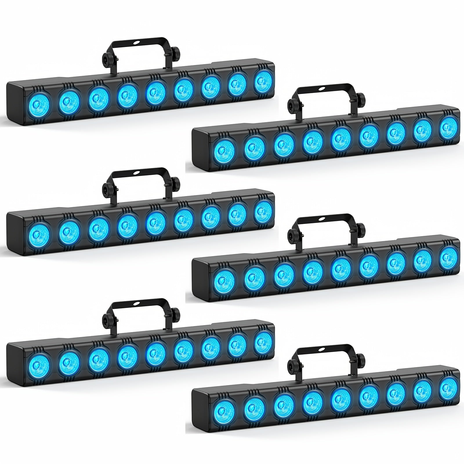 4/6/8-Pack 36W 9LED RGBW KTV Light Bar DMX Control Wall Washer Wall Light Suitable for Home Parties KTV Bars Weddings DJ Floor LED Wall Light