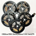 39.3-708.6英寸(1-18米) UV黑色条形灯，直流5V，USB插头，波长：385-400纳米，60个LED/米，非常适合照明画作、化妆品、染料、夜光派对、荧光海报、游戏室、自动售货机、展览厅