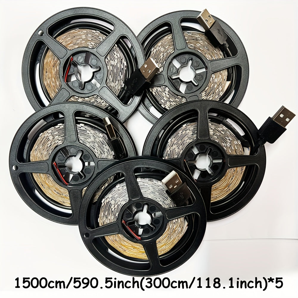 39.3-708.6英寸(1-18米) UV黑色条形灯，直流5V，USB插头，波长：385-400纳米，60个LED/米，非常适合照明画作、化妆品、染料、夜光派对、荧光海报、游戏室、自动售货机、展览厅