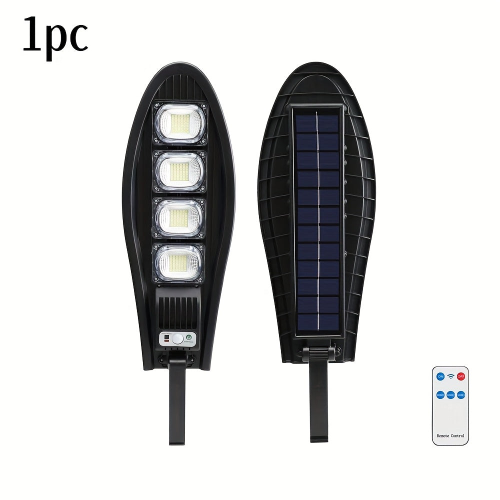 Outdoor Solar Street Light. Ultra-Bright Illumination, Three Lighting Modes, Supports Remote Control and PIR Motion Sensor Dimming. Perfect for Street Lighting, House Exterior Wall Lighting, Courtyard Lighting