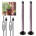 Indoor Full Spectrum Plant Grow Light, USB Desktop Plant Supplement Light, 2/4/8H Auto Timer, Dimmable Brightness, Ideal for Succulents and Small Plants