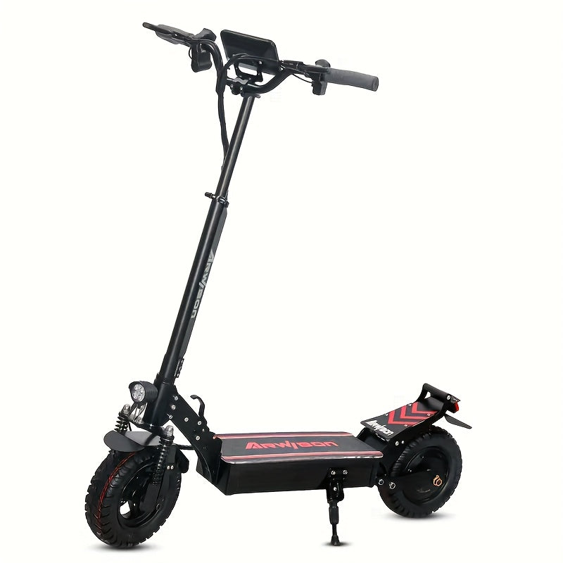 Q30 重型全地形滑板车，具备30°爬坡能力，48V 16Ah长续航，11英寸越野轮胎，可折叠设计及座椅 - 双悬挂系统，3档调速，双刹车，全球电压（110V/220V） - 适合通勤、家庭旅行、越野探险 - 强劲电机与耐用结构 - 兼容移动电源/外接电源, 成人滑板车, 越野滑板车, 越野滑板车, 老年人滑板车, 成人电动滑板车