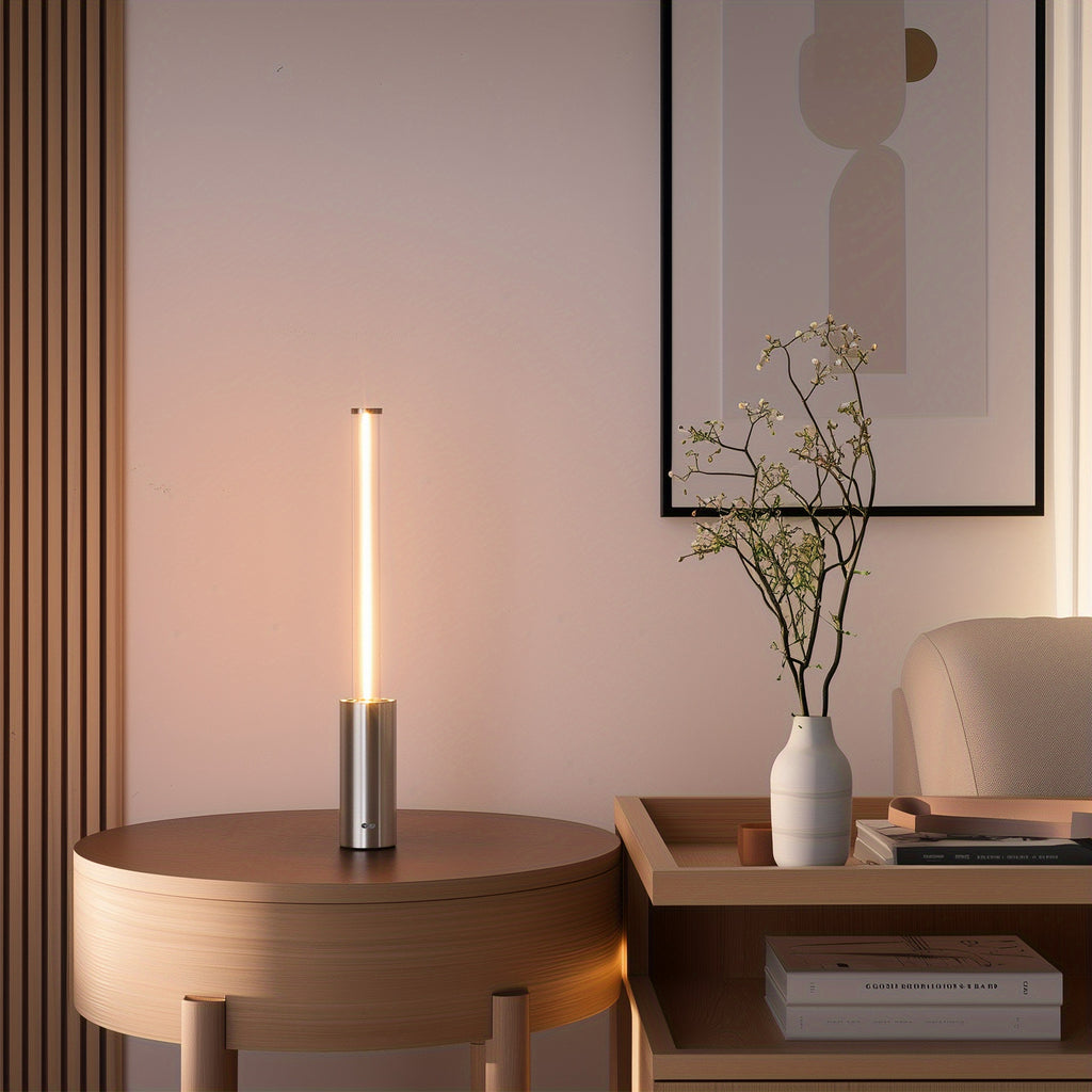 Wireless light, small light for small spaces, rechargeable battery-powered light, mini touch light, mood lighting, portable camping light, suitable for restaurants, bars, patios, bedside, bookshelves