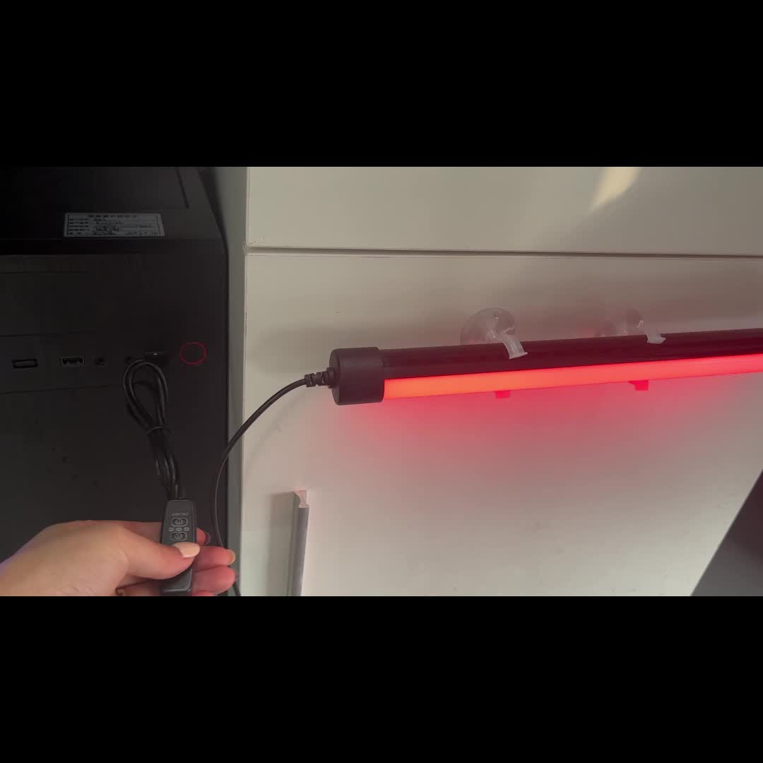 Aquarium light, fish tank light, lighting equipment, multi-functional, suitable for fish growth, multiple lighting modes, suitable for wall mounting on small and medium-sized indoor aquariums, indoor lighting tube, waterproof