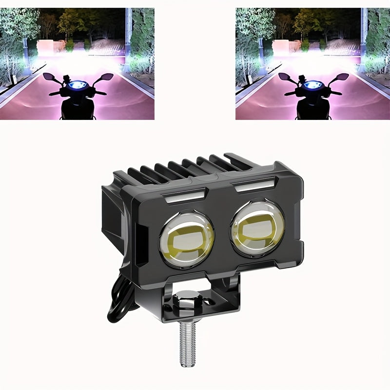 Heyword Brand - Available in 1-Pack or 2-Pack Configuration - Newest Model - Multi-Color LED - Compatible with Motorcycle and Car Lighting, No Battery Included